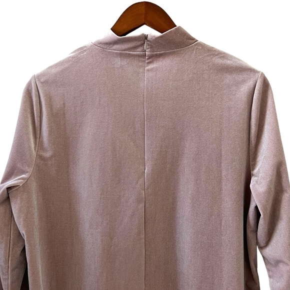 Land's End Mock Turtleneck Long Sleeve Velour/Velvet Shirt Size M - Picture 8 of 15